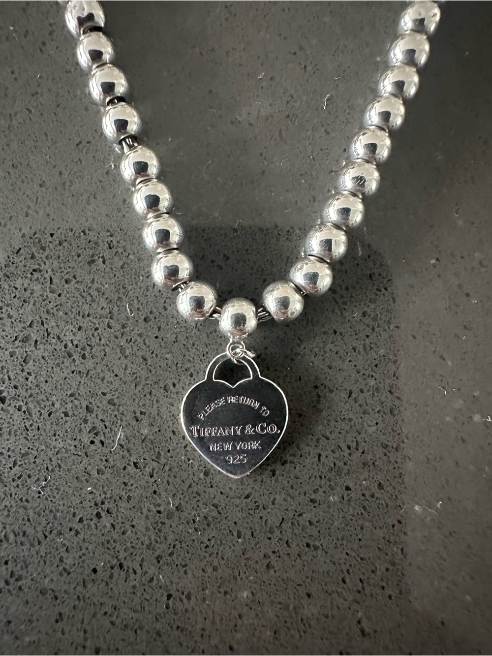 Tiffany Heart Tag Bead Bracelet - Picture 3 of 5